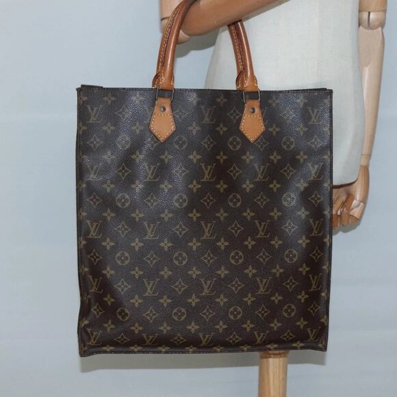OUIS VUITTON Monogram Sac Plat Hand Bag - Picture 1 of 16